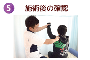 船橋整骨院　施術の流れ　確認